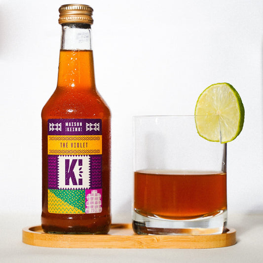 Thé violet glacé